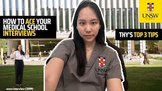 3 Medicine Interview Tips from a UNSW Medical Student 2023 [upl. by Beckerman]