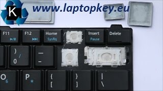 How to install key in keyboard Dell Latitude E5420 E5430 E5520 E6220 E6320 E6330 E6420 E6430 E6440 [upl. by Heeley]