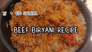 Beef Biryani Eid Special Recipe 🤩  Bakra Eid special [upl. by Eiblehs]