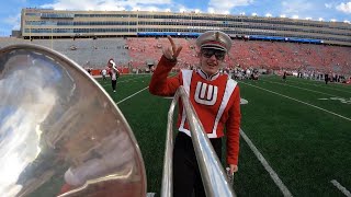 UW Marching Band 5th Quarter 9142024 Trombone Slide POV [upl. by Hintze]