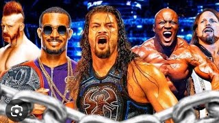 WWE 2k24 Roman Reigns Vs Aj Styles Vs Bobby Lashley Vs Sheamus Vs Montez Ford Full Match Gameplay [upl. by Kaz705]