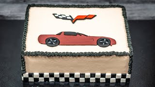 Making a Corvette Cake  Time Lapse [upl. by Alra]