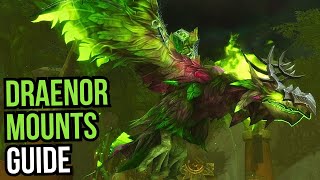 Easy Draenor Mounts and How to Get Them in World of Warcraft [upl. by Lemor25]