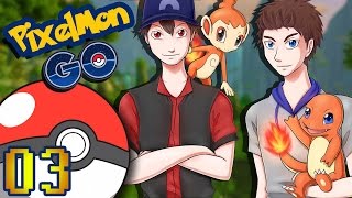 PIXELMON GO 03  PREMIÈRES CAPTURES [upl. by Scrope447]