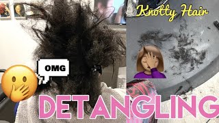 How To Detangle Extremely Matted Hair  Hair Sew Pretty LLC [upl. by Uriel265]