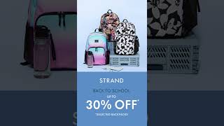 Enjoy up to 30 off selected backpacks at Strand travelbag [upl. by Yesima753]