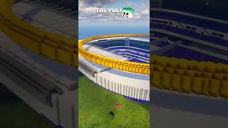 Minecraft  How to Build a Santiago Bernabeu Part 6 ⚽🏟️ minecraft minecraftbuilding [upl. by Simona]