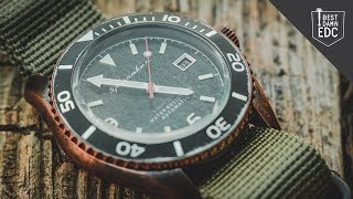 Unboxing the Spinnaker Wreck Bronze Dive Watch [upl. by Johansen323]