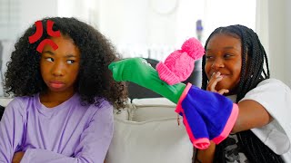 Sock Puppet Therapy  Sekora amp Sefari Play skit [upl. by Stauffer734]