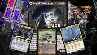 Commander Gameplay Ep19 Tergrid God of Fright v Progenitus fog v Cromat mutate v Tasha mill MTG EDH [upl. by Eenafets]