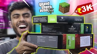 I BOUGHT EVERY CHEAPEST GPU EVER 🔥 Best GPU For Gaming Under Budget ⚡ [upl. by Aliel892]