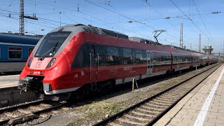 Einfahrt BR442 als RB6 nach München Hbf in München Hbf [upl. by Nared]