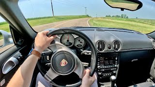 2009 Porsche Cayman S 9872 vs 9871  POV Driving Impressions [upl. by Cony]