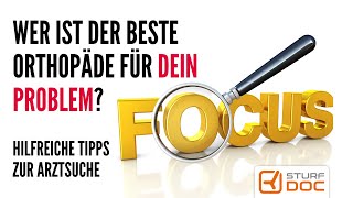 Wer ist der beste Orthopäde für DEIN Problem Tipps zur Arztsuche [upl. by Annaicul638]