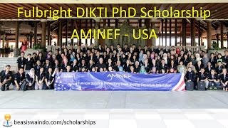 Beasiswa Fulbright DIKTI AMINEF S3 di AMERIKA 150415 [upl. by Eniahpets]