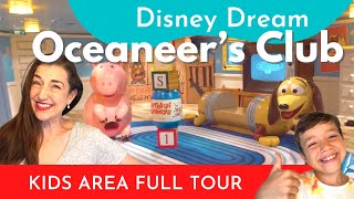 Disney Dream Kids Club Tour Disney Cruise Line Oceaneers Club Embarkation and Kids Registration [upl. by Thirion]