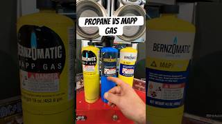 Propane vs MAPP Gas Torch Temps [upl. by Hael358]