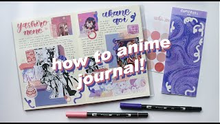 how to anime journal [upl. by Euh253]