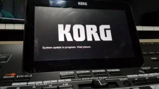 Korg PA4X OR MG  how to install OS  Program [upl. by Green491]