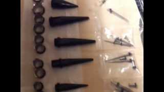 Every stretchgauge size with tunnels and plugs [upl. by Iral]