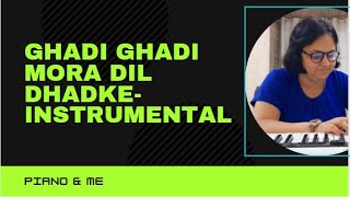 Ghadi Ghadi Mora Dil Dhadke Madhumati  Instrumental [upl. by Enywtna]