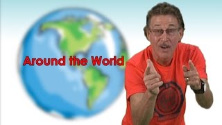 Brain Breaks  Around The World  Brain Breaks Song  Jack Hartmann [upl. by Eenad863]