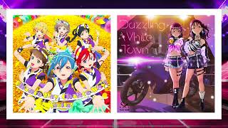 POP TALKING x Dazzling White Town  Love Live Mashup [upl. by Yerfej]