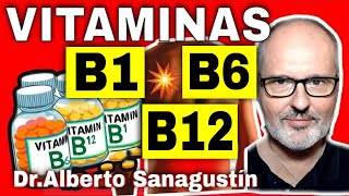 VITAMINAS B1 B6 B12 💥 Para qué sirven cómo conseguirlas y contraindicaciones [upl. by Odoric]