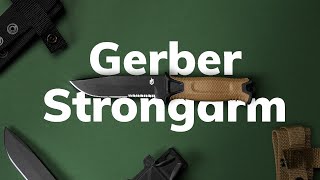 MILITARY GRADE SURVIVAL KNIFE  Gerber StrongArm [upl. by Arev5]