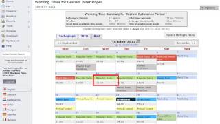 Worker Calendar Rest Tab  Tachomaster Tachograph Analysis [upl. by Treharne]