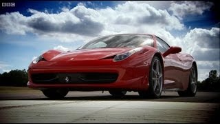 Ferrari 458 vs Ferrari 430  Top Gear  BBC [upl. by Aerdnu729]