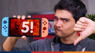 5 COSAS QUE ODIO de la NINTENDO SWITCH [upl. by Notgnihsaw245]