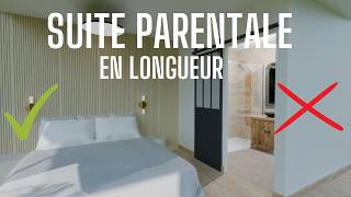 Une suite parentale avec dressing et salle de bain en longueur [upl. by Rizzi]