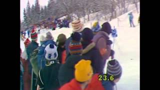 G Slalom WCup Are 1981 part1 Стенмарк [upl. by Tansy]