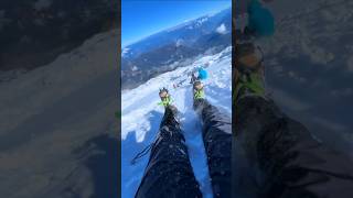 1017 Haba Snow Mountain Desperate Slope Descent First Person Perspective Going Up bkprodhania [upl. by Mart]