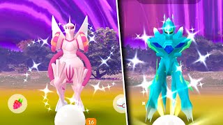 FIRST LOOK AT ORIGIN DIALGA amp PALKIA RAID GAMEPLAY New Sinnoh Tour Event [upl. by Squires580]