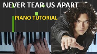 Inxs Never Tear Us Apart piano cover  John Pigeon [upl. by Pederson889]