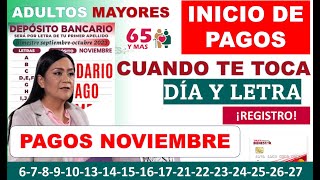 Ariadna Montiel Reyes ¡Un mes se paga y el otro se registran Noviembre PAGOS ¡FECHAS IMPORTANTES [upl. by Inatirb]