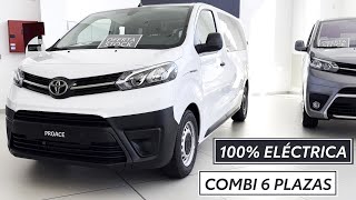 🔋 Furgoneta Toyota PROACE ELÉCTRICA combi 6 PLAZAS 🚐 en ourense [upl. by Zephaniah]