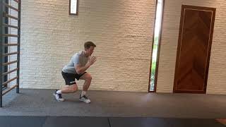 Staggered squat jump  Bodyweight [upl. by Erine671]