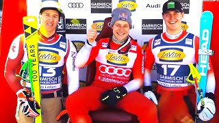 FIS Alpine Ski World Cup  Mens Super G 2  GarmischPartenkirchen GER  2024 [upl. by Etnaed]