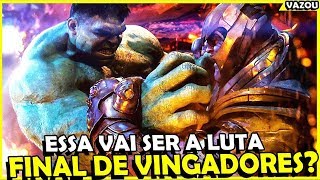 VAZAMENTO DE VINGADORES ULTIMATO MOSTRA BATALHA FINAL CONTRA THANOS [upl. by Sibylla]