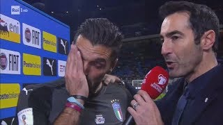 ITALIA FUORI DA RUSSIA 2018 BUFFON IN LACRIME [upl. by Serles587]