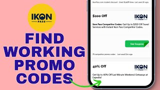 How to Find and Redeem 100 Ikon Pass Promo Code 2024 [upl. by Nrublim]