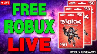 FREE ROBUX CODES LIVE  ROBLOX GIFT CARD CODES GIVEAWAY [upl. by Marina870]