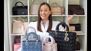 Which Lady Dior Should You Buy 4 Sizes Comparison [upl. by Alison]