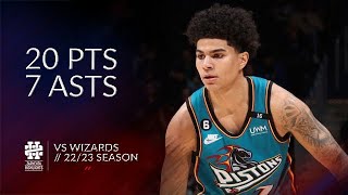 Killian Hayes 20 pts 7 asts vs Wizards 2223 season [upl. by Ahgem950]