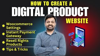 How to Create a Digital Product Website Complete Free Hindi Tutorial [upl. by Yehs]