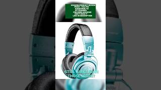 audiotechnicaAudioTechnica ATHM50XBT2 BluetoothHeadphones WirelessHeadphones IceBlue [upl. by Eiral]