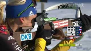 2012 Biathlon World Championships  Womens Relay [upl. by Ydoj430]